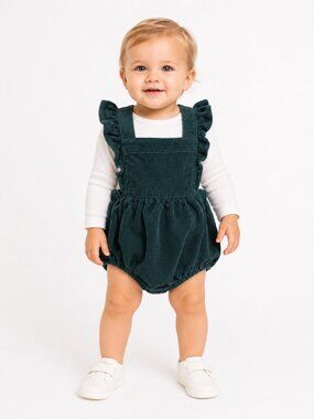 One piece - Old Navy - 12 to 18 months forest green - corduroy